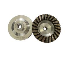 Aluminum ripple cup wheel