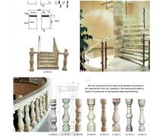 Stone Step and Balusters